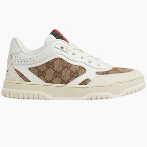 NWT GUCCI Women’s Re-Web Leather Sneakers 38.5